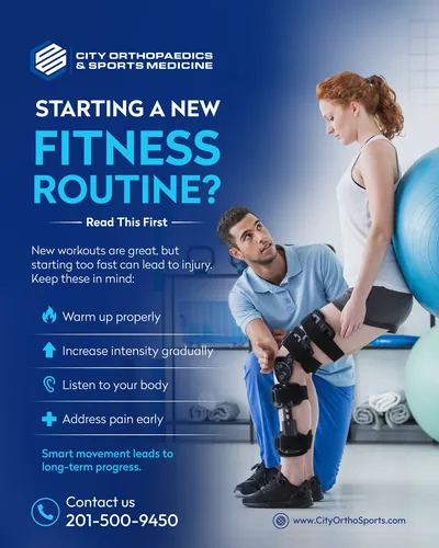Social media post for an orthopedic practice